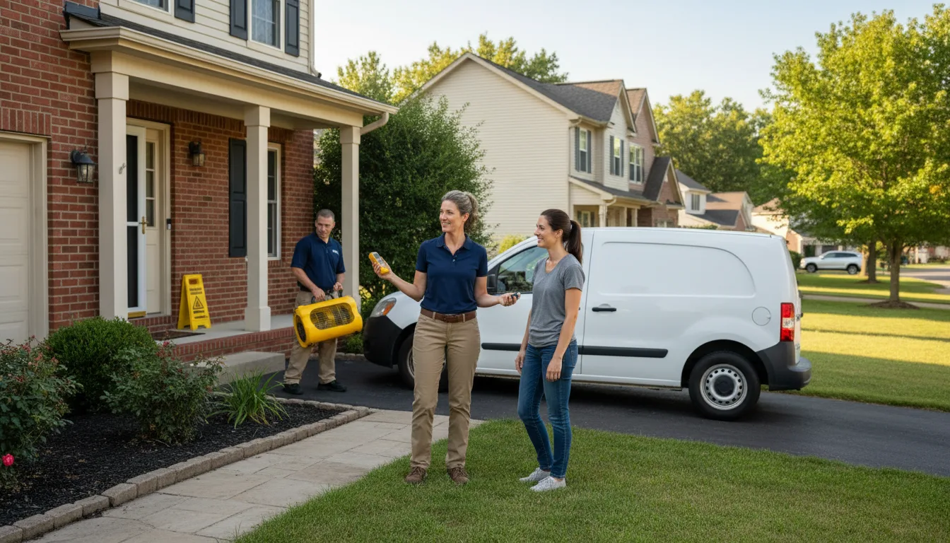 Residential water damage restoration in Arendtsville, PA